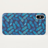 Coques Case-Mate iPhone Ananas Blue Tie Dye (Dos (Horizontal))