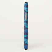 Coques Case-Mate iPhone Ananas Blue Tie Dye (Dos/Droite)