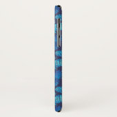 Coques Case-Mate iPhone Ananas Blue Tie Dye (Dos/Gauche)