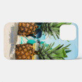 Coques Case-Mate iPhone Ananas Cool de plage adorable (Verso (horizontal))
