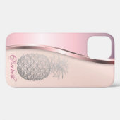 Coques Case-Mate iPhone Ananas Cool tendance - Personnalisé (Verso (horizontal))