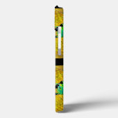 Coques Case-Mate iPhone Ananas D'Or Sur Les Grilles (Verso / Gauche)