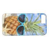 Coques Case-Mate iPhone ananas en lunettes de soleil (Dos (Horizontal))