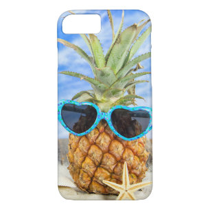 Coque iPhone 7 ananas en lunettes de soleil