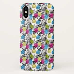 Coque Case-Mate Pour iPhone Ananas et palmettes d'art de bruit