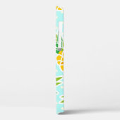 Coques Case-Mate iPhone Ananas Exotiques : Polka Bleu-Dot Amusant. (Verso / Gauche)