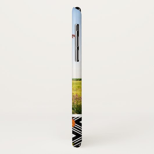 Coques Case-Mate iPhone Ananas géométriques de photo faite sur commande (Dos/Gauche)