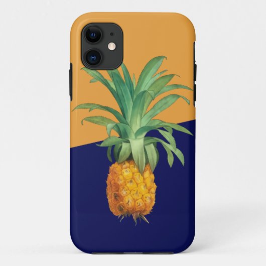 Coques Case-Mate iPhone Ananas jaune orange vert (Dos)