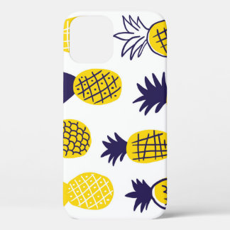 Case-Mate iPhone Case Ananas minimalistes, design abstrait coloré.