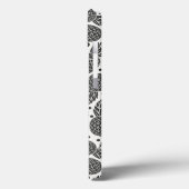 Coques Case-Mate iPhone Ananas monochromes (Verso / Gauche)