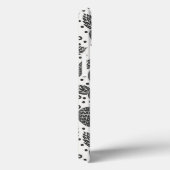 Coques Case-Mate iPhone Ananas monochromes (Verso / Droite)