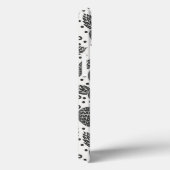 Coques Case-Mate iPhone Ananas monochromes (Verso / Droite)