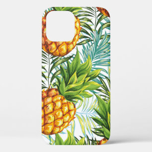 Case-Mate iPhone Case Ananas. Motif sans couture. Patte florale vintage