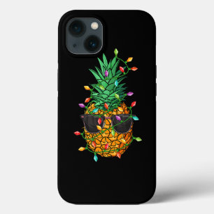 Case-Mate iPhone Case Ananas Noël Arbre Lumières Lunettes de soleil Funn