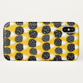 Coques Case-Mate iPhone Ananas noir (Dos (Horizontal))