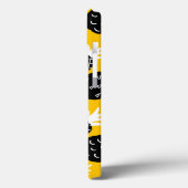 Coques Case-Mate iPhone Ananas noir (Verso / Gauche)