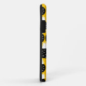 Coques Case-Mate iPhone Ananas noir (Dos/Droite)