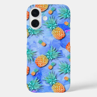 Coques iPhone 16 Ananas. Peindre. Party.