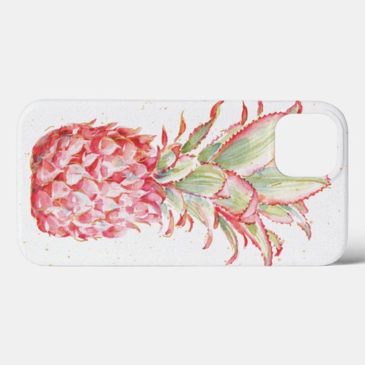Coques Case-Mate iPhone Ananas | rose tropical (Verso (horizontal))