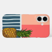 Coques Case-Mate iPhone Ananas solitaire vibrant (Verso (horizontal))