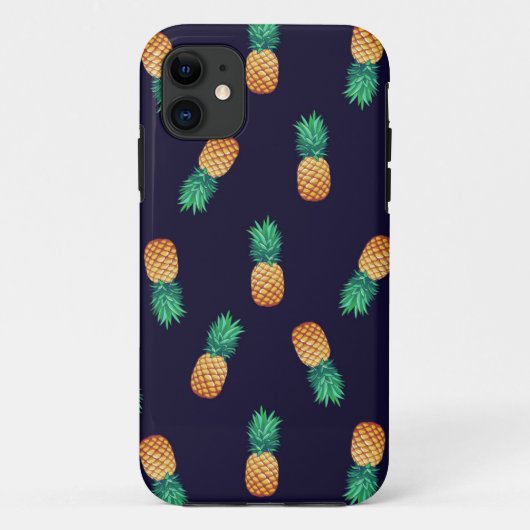 Coques Case-Mate iPhone Ananas sur la marine (Dos)