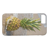 Coques Case-Mate iPhone ananas sur la plage (Dos (Horizontal))