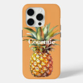 Coques Case-Mate iPhone Ananas Tropical Orange (Verso)