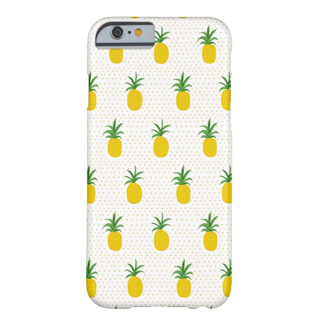 Coques Case-Mate iPhone Ananas tropicaux d'or (Dos)