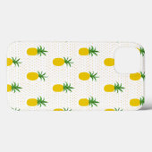 Coques Case-Mate iPhone Ananas tropicaux d'or (Verso (horizontal))