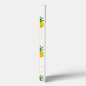 Coques Case-Mate iPhone Ananas tropicaux d'or (Verso / Droite)