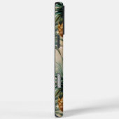 Coques Case-Mate iPhone Ananas tropicaux Floral (Verso / Droite)