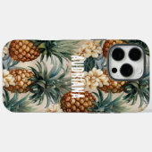 Coques Case-Mate iPhone Ananas tropicaux Floral (Verso (horizontal))