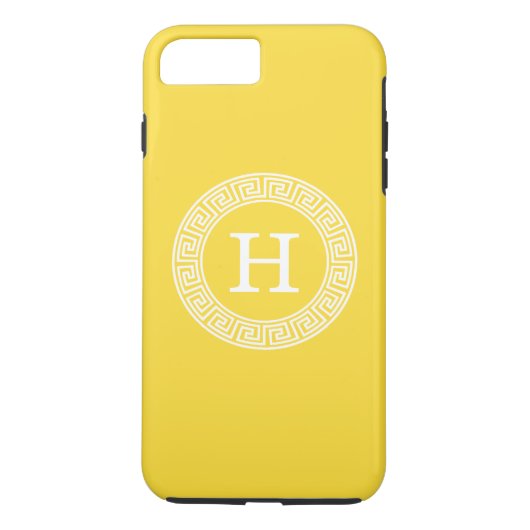 Coques Case-Mate iPhone Ananas Whale Grille Clé Grecque Cadre initial Mono (Dos)