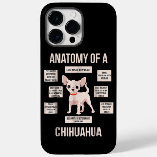 Coque Pour Pour iPhone 14 Pro Max Anatomie Drôle Du Cadeau Du Chihuahua
