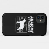 Coques Case-Mate iPhone Anatomie du chien du Labrador (Dos (Horizontal))