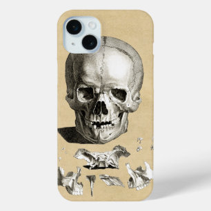 Coque iPhone 15 Mini Anatomie du crâne et des os