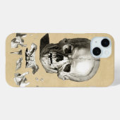 Coques Case-Mate iPhone Anatomie du crâne et des os (Verso (horizontal))