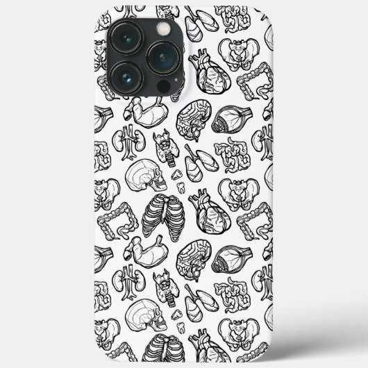 Coques Case-Mate iPhone Anatomie humaine Bizarre Science Bio Skull Hallowe (Verso)