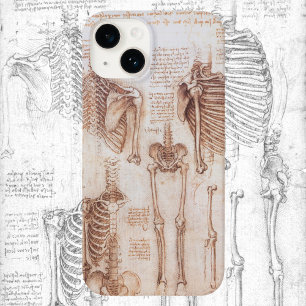 Coque Pour iPhone 14 Anatomie humaine Squelette os par Leonardo da Vinc