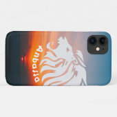 Coques Case-Mate iPhone Anbessa Lion Head Éthiopie (Dos (Horizontal))