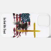 Coques Case-Mate iPhone *~* Ancien combattant chrétien drapeau d'aigle pat (Verso (horizontal))