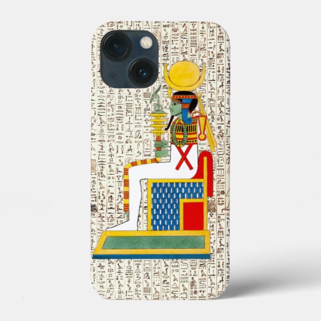 Coques Case-Mate iPhone Ancien Dieu égyptien déesse Hiéroglyphes Design (Verso)