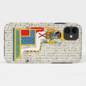 Coques Case-Mate iPhone Ancien Dieu égyptien déesse Hiéroglyphes Design (Dos (Horizontal))