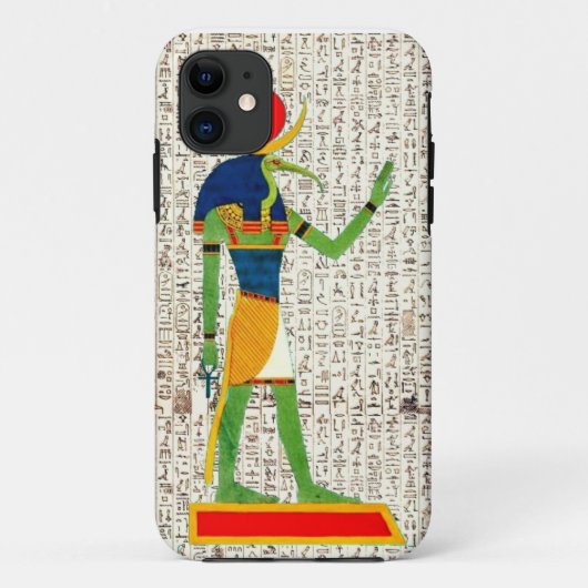Coques Case-Mate iPhone Ancien Dieu égyptien Hiéroglyphes Design (Dos)