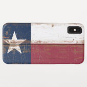 Coques Case-Mate iPhone Ancien drapeau de l'État du Texas en bois (Dos (Horizontal))