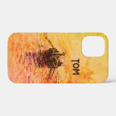 Coques Case-Mate iPhone Ancien Dream Rowing Boat & Nom (Verso (horizontal))