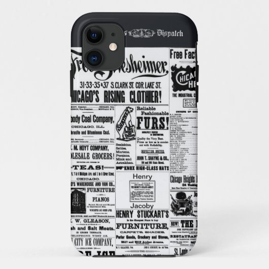 Coques Case-Mate iPhone Ancien journal Annonces Times Dispatch (Dos)