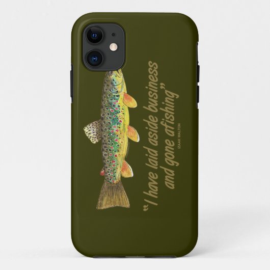 Coques Case-Mate iPhone Ancien mot de pêche (Dos)