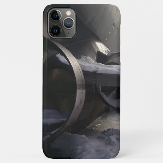 Coques Case-Mate iPhone Ancien sous-marin dans la neige (Dos)