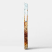 Coques Case-Mate iPhone  Ancienne plaque d'acier rouillé, ancienne texture (Verso / Gauche)